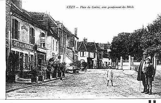 Ville de CEZY Carte postale ancienne