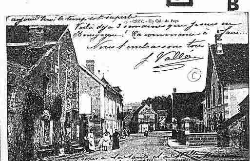 Ville de CEZY Carte postale ancienne