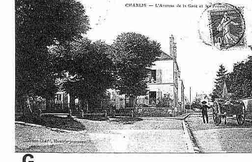 Ville de CHABLIS Carte postale ancienne