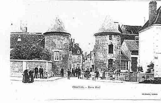 Ville de CHABLIS Carte postale ancienne