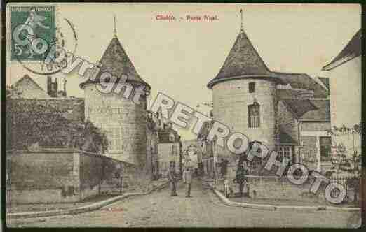 Ville de CHABLIS Carte postale ancienne