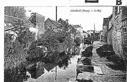 Ville de CHABLIS Carte postale ancienne