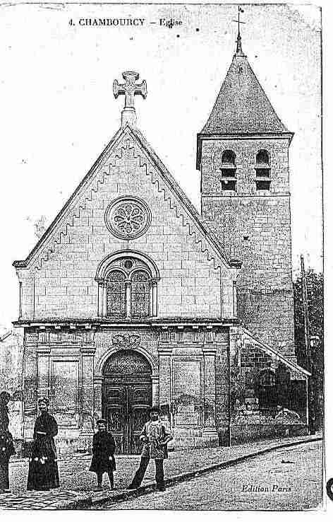 Ville de CHAMBOURCY Carte postale ancienne