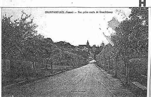 Ville de CHAMPIGNELLES Carte postale ancienne