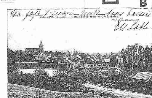 Ville de CHAMPIGNELLES Carte postale ancienne