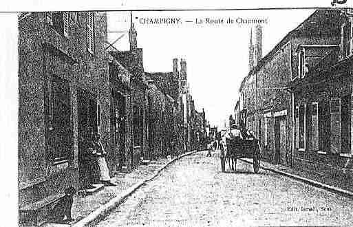 Ville de CHAMPIGNY Carte postale ancienne