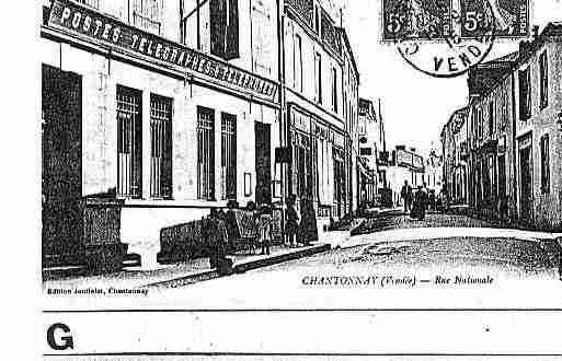 Ville de CHANTONNAY Carte postale ancienne