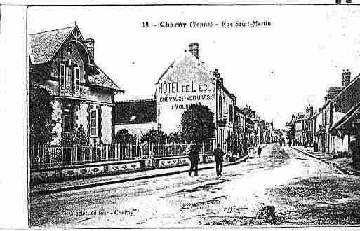 Ville de CHARNY Carte postale ancienne