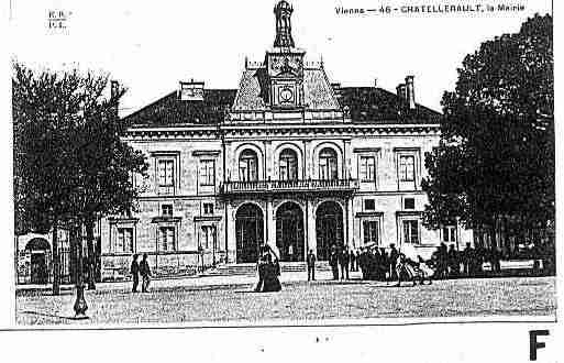 Ville de CHATELLERAULT Carte postale ancienne