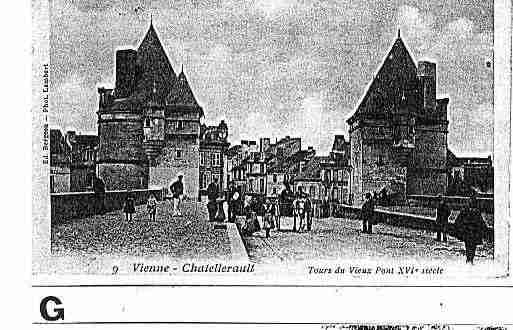 Ville de CHATELLERAULT Carte postale ancienne