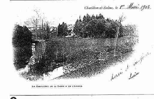 Ville de CHATILLON Carte postale ancienne