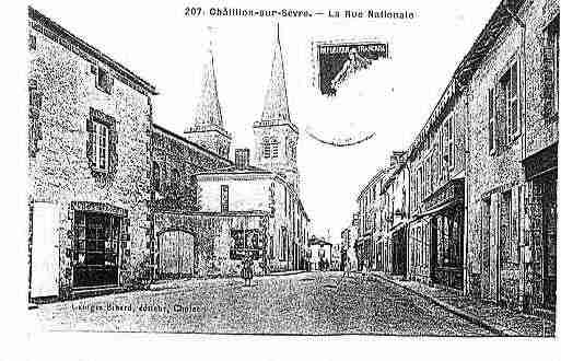 Ville de CHATILLONSURSEVRE Carte postale ancienne