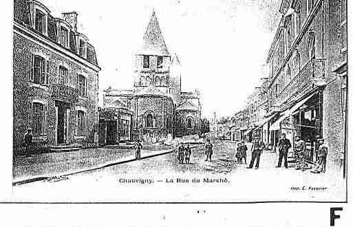 Ville de CHAUVIGNY Carte postale ancienne