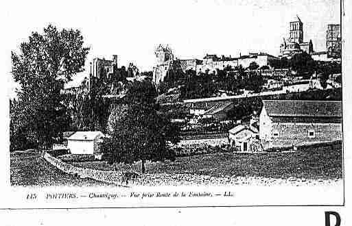 Ville de CHAUVIGNY Carte postale ancienne