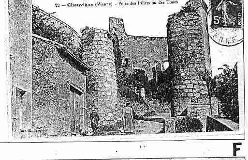 Ville de CHAUVIGNY Carte postale ancienne