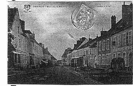 Ville de CHEROY Carte postale ancienne