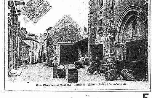 Ville de CHEVREUSE Carte postale ancienne