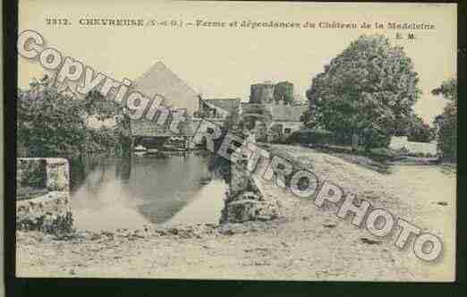 Ville de CHEVREUSE Carte postale ancienne