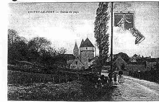 Ville de CHITRY Carte postale ancienne