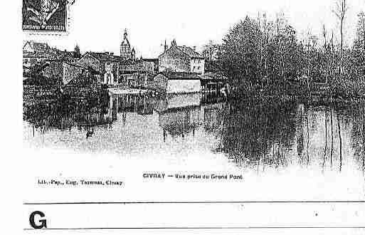 Ville de CIVRAY Carte postale ancienne