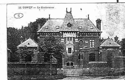 Ville de CONTY Carte postale ancienne