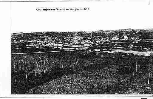 Ville de COULANGESSURYONNE Carte postale ancienne