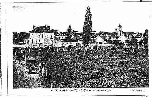 Ville de COULANGESSURYONNE Carte postale ancienne