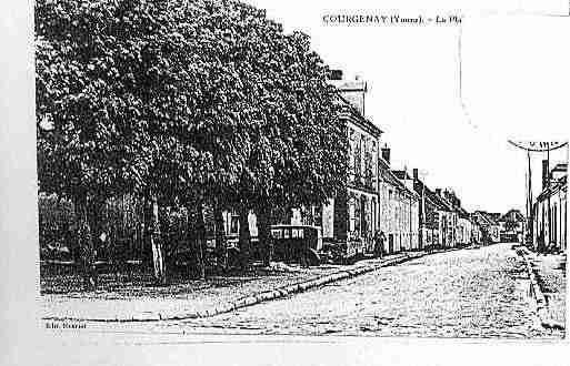 Ville de COURGENAY Carte postale ancienne