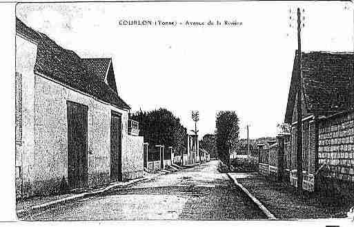 Ville de COURLONSURYONNE Carte postale ancienne