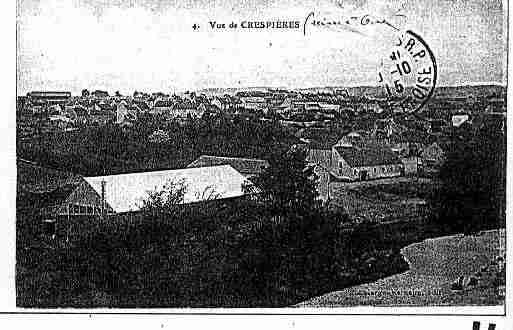 Ville de CRESPIERES Carte postale ancienne