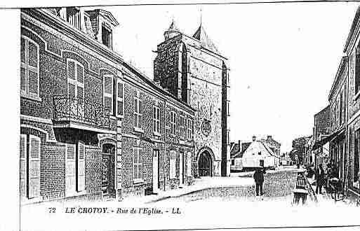 Ville de CROTOY(LE) Carte postale ancienne