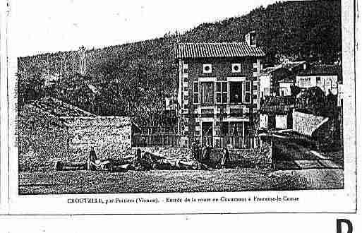 Ville de CROUTELLE Carte postale ancienne