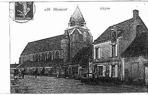 Ville de DIXMONT Carte postale ancienne