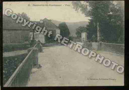 Ville de DOMMARTINLESREMIREMONT Carte postale ancienne