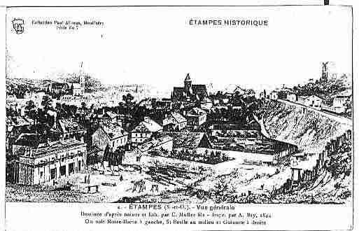 Ville de ETIOLLES Carte postale ancienne