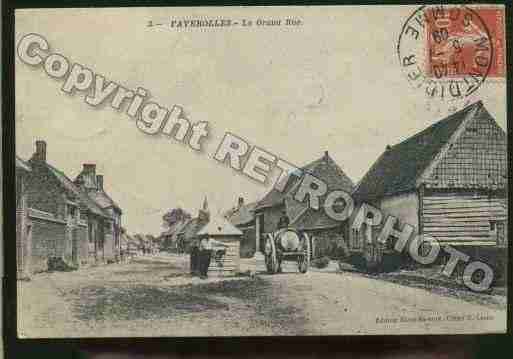 Ville de FAVEROLLES Carte postale ancienne