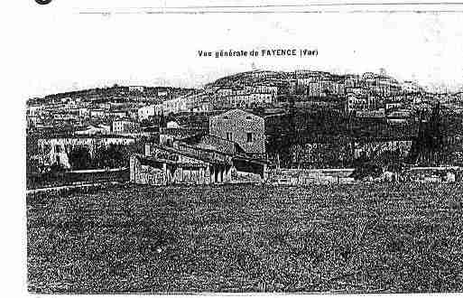 Ville de FAYENCE Carte postale ancienne