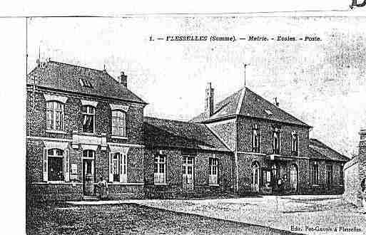 Ville de FLESSELLES Carte postale ancienne