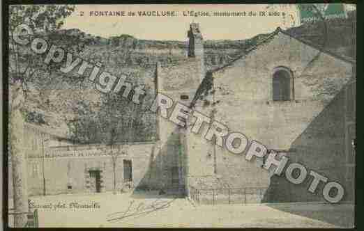 Ville de FONTAINEDEVAUCLUSE Carte postale ancienne