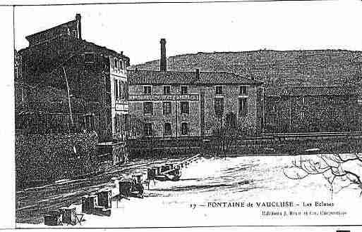 Ville de FONTAINEDEVAUCLUSE Carte postale ancienne