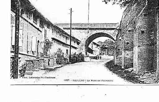 Ville de GAILLACTESSONNIERES Carte postale ancienne