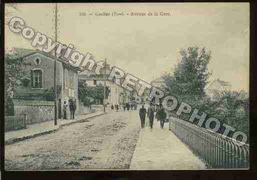 Ville de GAILLACTESSONNIERES Carte postale ancienne