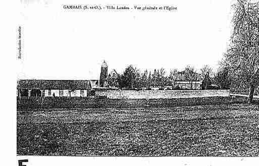 Ville de GAMBAIS Carte postale ancienne