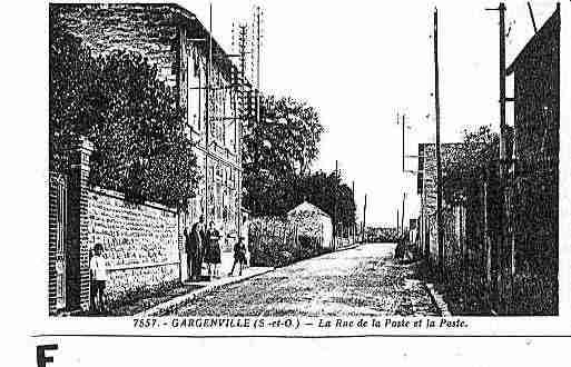 Ville de GARGENVILLE Carte postale ancienne