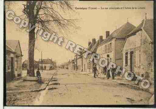 Ville de GERMIGNY Carte postale ancienne