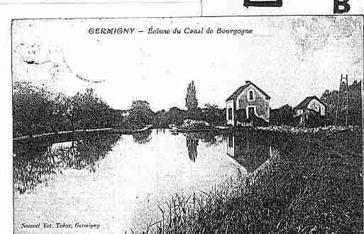 Ville de GERMIGNY Carte postale ancienne