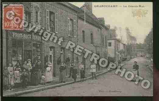 Ville de GRANDCHAMP Carte postale ancienne