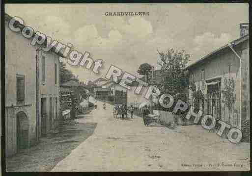 Ville de GRANDVILLERS Carte postale ancienne