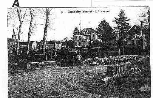 Ville de GUERCHY Carte postale ancienne