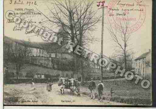 Ville de HADOL Carte postale ancienne